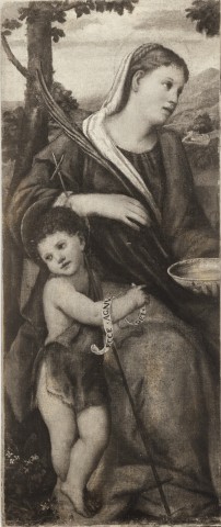 Museum of Fine Arts, Boston — Bonifazio Veronese - Fragment: Virgin and St. John — insieme